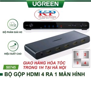 Bộ gộp 4 thiết bị HDMI chung 1 màn hình Ugreen 50745