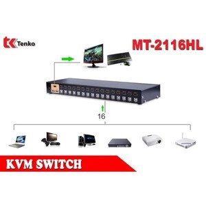 Bộ Gộp HDMI KVM 16 Cổng MT-VIKI MT- 2116HL