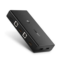Bộ gộp HDMI KVM Ugreen 50744 (2 máy tính dùng chung 1 màn hình và phím chuột) | Giá rẻ, trả góp 0%