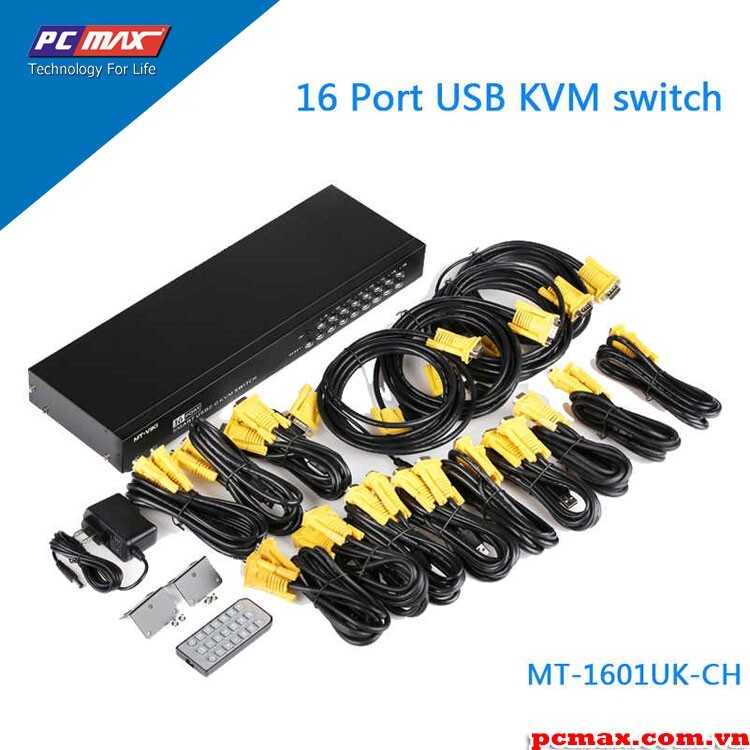 Bộ gộp KVM switch 16 port MT-VIKI MT-1601UK-CH