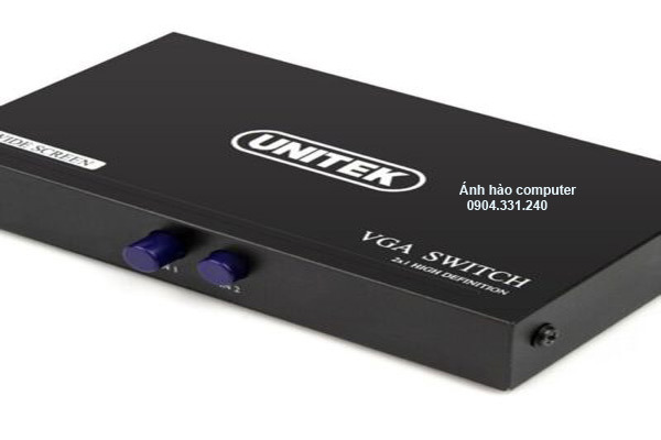 Bộ gộp VGA 2 vào 1 ra Unitek U-8704