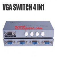 BỘ GỘP VGA 4 VÀO 1 RA - VGA SWITCH 4 IN 1 DTECH DT-7034