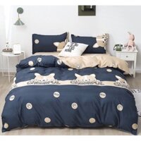 Bộ gra giường (Hình Thật) Chần Bông Chó Corgi Cực Xinh Cotton M2*2M-M4*2M- M6*2M-M8*2M