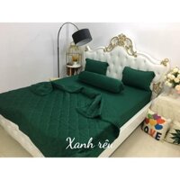 Bộ Gra nệm thun lạnh 4 món (1 ga trải giường + 2 vỏ gối + 1 vỏ gối ôm) +  tặng kèm 1 túi Bọc Thực Phẩm