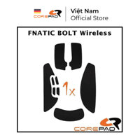 Bộ grip tape Corepad Soft PRO Grips cho chuột Fnatic BOLT Wireless - Hàng chính hãng