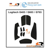 Bộ grip tape Corepad Soft Grips cho chuột Logitech G403 / G603 / G703 Series - Hàng Chính Hãng