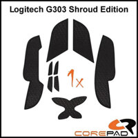 Bộ grip tape Corepad Soft Grips - Logitech G303 Shroud Edition - Hàng Chính Hãng