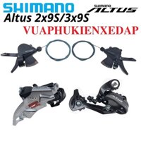 Bộ Group Shimano Altus 3 Món 3x9 Speed 2010 FD-M2000 Chính hãng