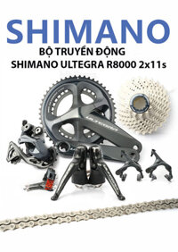 Bộ group SHIMANO ULTEGRA R8000 2x11s 22 tốc độ
