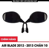 Bộ gương chiếu hậu xe máy Airblade 2012, 2013 chính hiệu Daichi chân gương 10mm