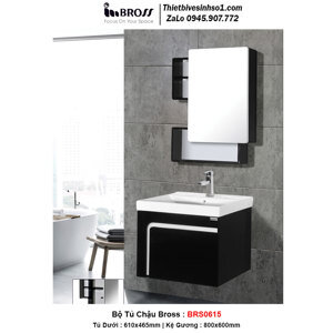 Bộ gương tủ chậu Bross BRS 0615