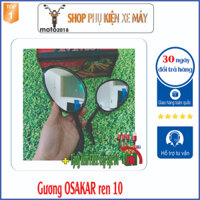 Bộ gương xe máy OSAKA chân ren 10 Gương chiếu hậu xe máy - M340 - [Tặng cáp sạc 3in1]