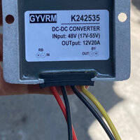 Bộ hạ áp dòng điện DC 48V xuống điện DC 12V 20A chống nước loại tốt