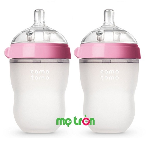 Bộ Hai Bình Sữa Silicone Comotomo CT00004 - 250 ml