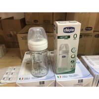 Bộ hai bình sữa Wellbeing trơn núm cao su 150ml Chicco