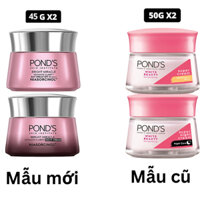 Bộ Hai Hộp Kem Pond'S Dưỡng Trắng Da Ngày Và Đêm 45g