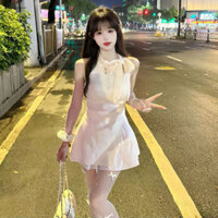 Bộ hai mảnh váy ngắn ren