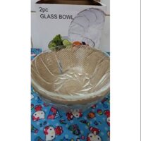 Bộ hai thố thủy tinh an toàn thực phẩm lớn