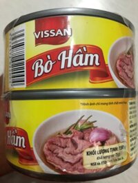 Bò hầm 150g thương hiệu visan ( dete 2024 )