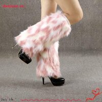 Bộ hâm nóng chân DUOJUAN, Tất bốt lông giả cao đến đầu gối, Ấm áp Y2K 40cm Hiệu suất sân khấu ấm hơn