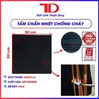 Bộ hàn hơi, hàn gió đá mini màu xanh và Tấm chống cháy nỉ cacbon đã được oxy hóa - Điện Lạnh Thuận Dung - Tấm chống cháy 50x50