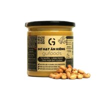 Bơ hạt ăn kiêng GUfoods – Vị bơ đậu phộng (Hũ 400g)