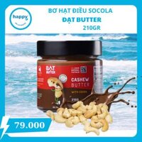 Bơ hạt điều socola 210gr – ĐẠT BUTTER