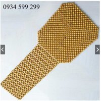 bộ hạt gỗ lót ghế ô tô trang trí - lót ghế ô tô MCT
