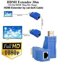 BỘ HDMI EXTENDER 30M ETHERNET CAT5E/6 - GrownTech.vn