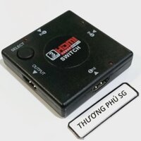 Bộ HDMI SWITCH 3 ra 1 Nút bấm chuyển kênh / Bộ công tắc HDMI 3 Input ra 1 Output (1080P, 1920 x 1200)