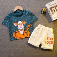 Bộ hè bé trai hình hổ Tiger