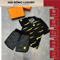 Bộ Hè Cho Nam Hydrogen Đầu Nâu Vàng Siêu Hot,Chất Liệu Thun Lạnh Mặc Thoả Mái,Thoáng Mát,Thấm Hút Mồ Hôi