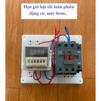 Bộ hẹn giờ bật tắt luân phiên động cơ điện, máy bơm, quạt chạy nghỉ liên tục Timer DH48S-S