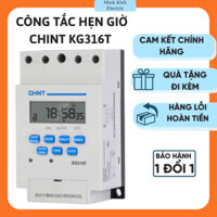 Bộ hẹn giờ thông minh, công tắc hẹn giờ KG316T Chint, timer hẹn giờ điện tử CHINT, rơ le thời gian kg316t
