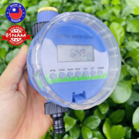 Bộ hẹn giờ tưới cây tự động dùng pin WuFeng W-1217 Taiwan (Báo pin yếu, hiển thị dung lượng pin, dùng pin 9V lâu hết, mạch kín bền bỉ)(lắp ngoài trời)(Bảo hành 12 tháng)(đồng hồ điện tử chính xác)