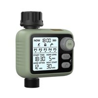 Bộ hẹn giờ tưới cây tự động HCT-372: Thế hệ mới LED màn hình phát sáng kèm cảm biến mưa, chống nước