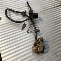 Bộ heo dầu, + dây + tay phanh bình dầu cả cụm. sẵn lắp, hàng zin tháo xe Yamaha Jupiter v