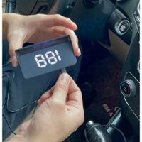 BỘ HIỂN THỊ THÔNG TIN TỐC ĐỘ LÊN KÍNH LÁI Ô TÔ XE HƠI HUD V8 MÀU TRẮNG ĐƠN GIẢN GIÁ RẺ