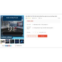 BỘ HIỂN THỊ TỐC ĐỘ HUD A100s.M3 Plus dành cho xe hơi New 2024