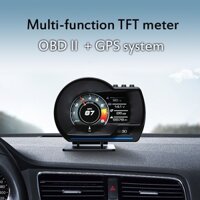 Bộ HiểN Thị TốC Độ NướC / DầU / NướC HUD A500 OBD + GPS KéP HUD Cho Xe Hơi