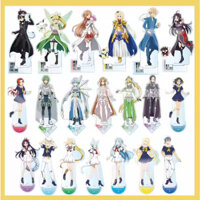 Bộ hình đứng Acrylic Sword Art Online SAO - Kirito Asuna Klein Lisbeth Yui Silica (Trang trí bàn làm việc Anime)