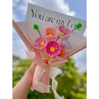 Bó hoa anh túc kẽm nhung