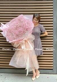 Bó Hoa Baby Hồng Honey