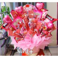 bó hoa bánh kẹo tặng sinh nhật, hoa khai trương, hoa ăn được, quà 1/6 cho bé , cho người yêu ,quà sinh nhật