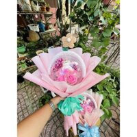 Bó Hoa Bóng MiKa Kèm Đèn Đom Đóm