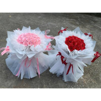 Bó Hoa công chúa 19b bông siêu to làm quà tặng người yêu, sinh nhật, mừng lễ tốt nghiệp, hoa sáp thơm