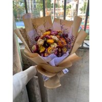 Bó hoa cúc bất tử khô tặng dịp lễ 8/3,20/10, 20/11, valentine, sinh nhật, tốt nghiệp