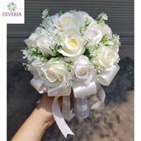 Bó hoa cưới cầm tay cô dâu mã tham khảo CEVERIA