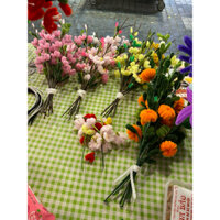 bó hoa đào mai kẽm nhung