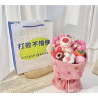 Bó hoa gấu bông gấu dâu